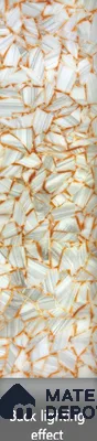 Silver Marble Look Alabaster Sheet/Panel 8 ft x 2 ft - 8 mm | PN 03108 | Suitable for Pooja Room, Feature Wall, Foyer, Ceiling & Reception | Width is Subjected to 5% Variation