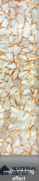 Silver Marble Look Alabaster Sheet/Panel 8 ft x 2 ft - 8 mm | PN 03108 | Suitable for Pooja Room, Feature Wall, Foyer, Ceiling & Reception | Width is Subjected to 5% Variation