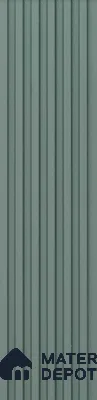 Green Plain Colour Louver PN 00640 8 ft x 4 inch Charcoal Panel - 11 mm | Suitable for Feature Wall, TV Unit & Living Room | Width is Subjected to 5% Variation