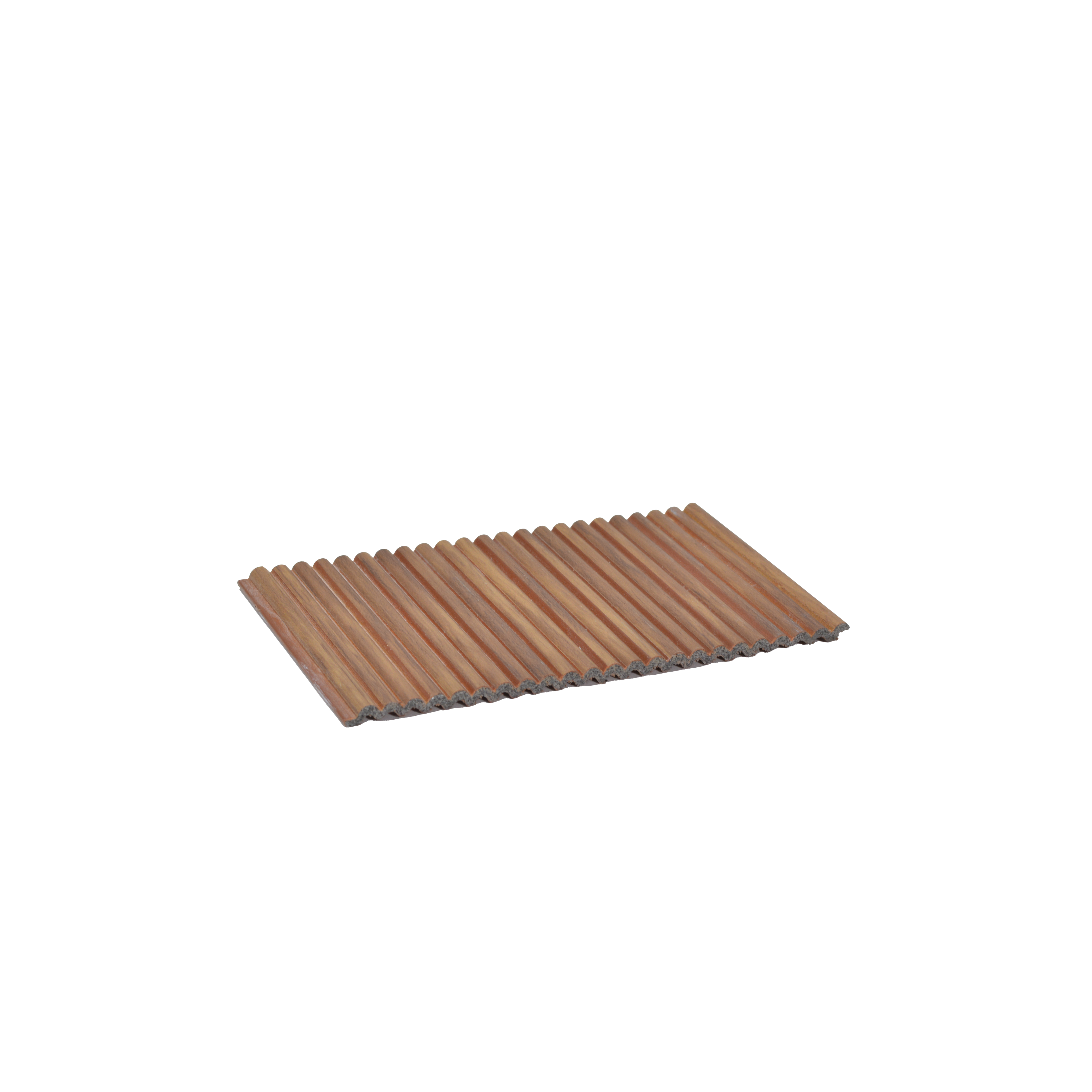 Brown Wooden Louver PN 00530 8 ft x 6.2 inch Charcoal Panel - 6 mm | Suitable for Feature Wall, TV Unit & Living Room | Width is Subjected to 5% Variation