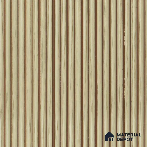 Brown Wooden Louver PN 00532 8 ft x 6.2 inch Charcoal Panel - 6 mm | Suitable for Feature Wall, TV Unit & Living Room | Width is Subjected to 5% Variation