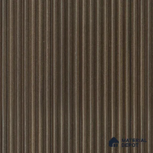 Brown Wooden Louver PN 00533 8 ft x 6.2 inch Charcoal Panel - 6 mm | Suitable for Feature Wall, TV Unit & Living Room | Width is Subjected to 5% Variation
