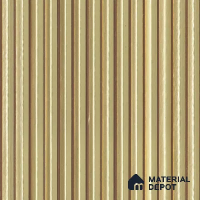 Brown Metallic Louver PN 00540 8 ft x 6.2 inch Charcoal Panel - 6 mm | Suitable for Feature Wall, TV Unit & Living Room | Width is Subjected to 5% Variation
