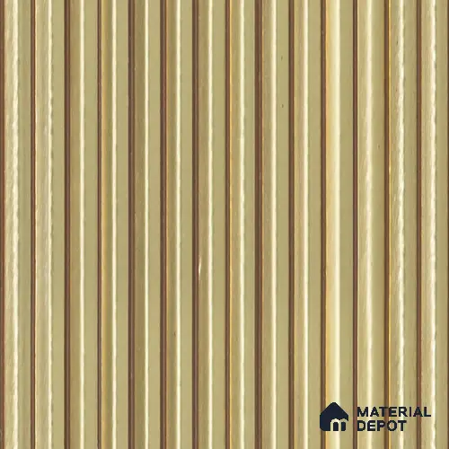 Brown Metallic Louver PN 00540 8 ft x 6.2 inch Charcoal Panel - 6 mm | Suitable for Feature Wall, TV Unit & Living Room | Width is Subjected to 5% Variation