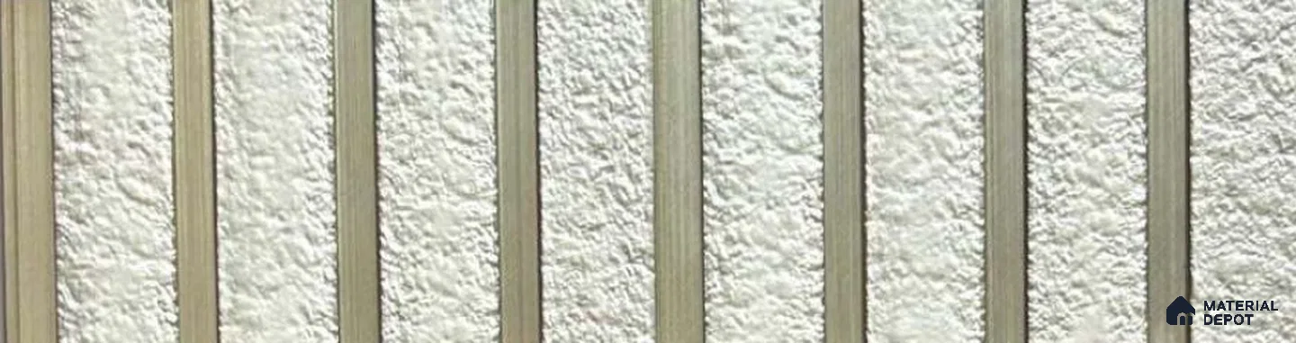 Brown Marble Louver PN 05658 8 ft x 6.2 inch Charcoal Panel - 6 mm | Suitable for Feature Wall, TV Unit & Living Room | Width is Subjected to 5% Variation