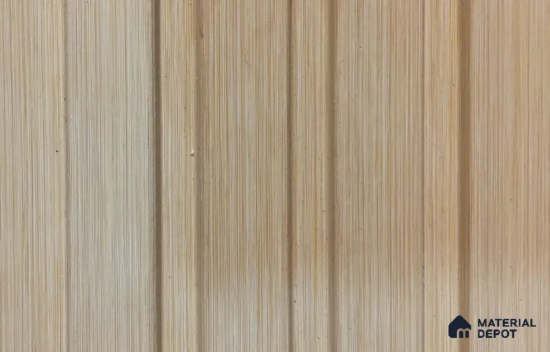Brown Wooden Louver PN 03397 9.5 ft x 4.8 inch Charcoal Panel - 11 mm | Suitable for Feature Wall, TV Unit & Living Room | Width is Subjected to 5% Variation
