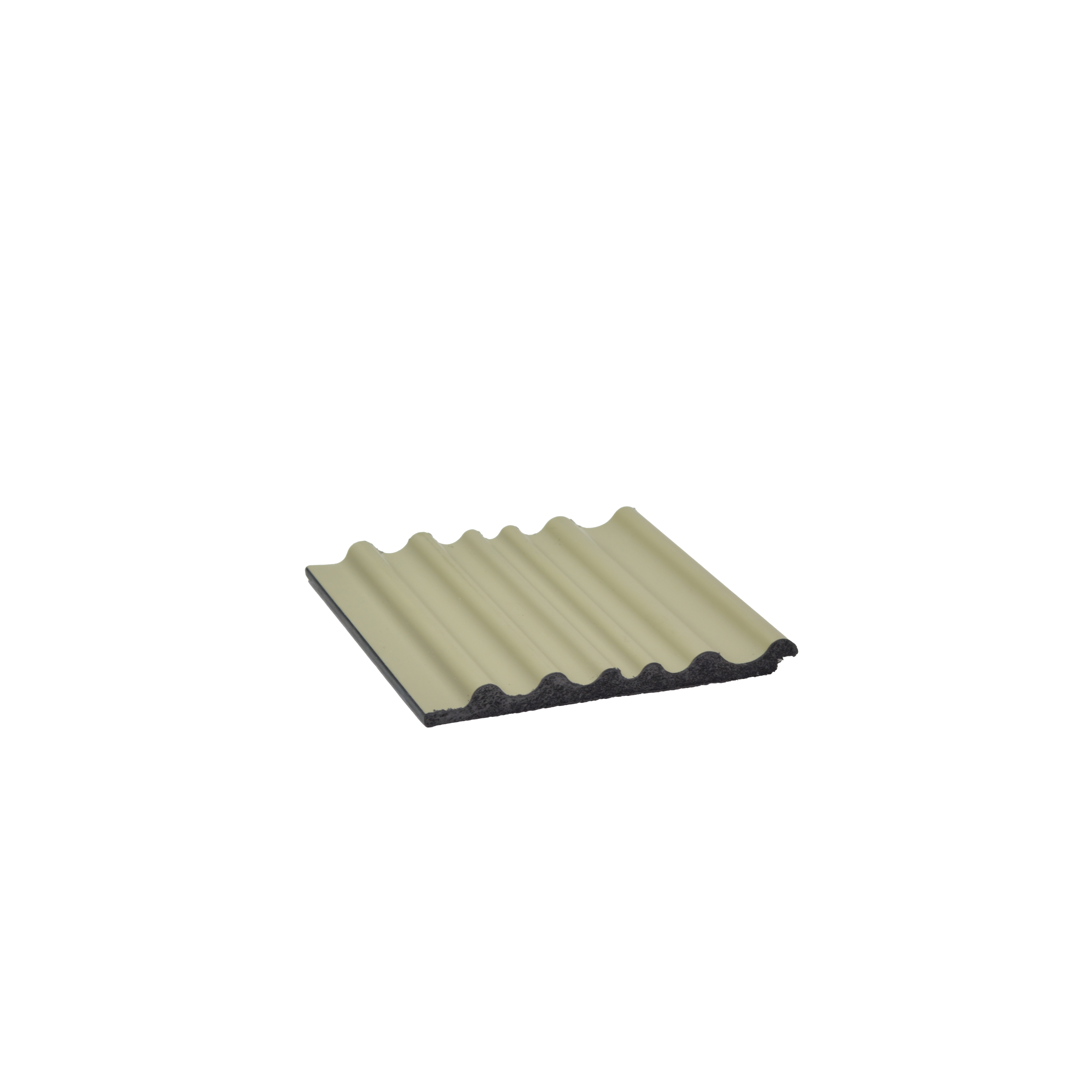 Green Plain Colour Louver PN 00515 9.5 ft x 4.8 inch Charcoal Panel - 12 mm | Suitable for Feature Wall, TV Unit & Living Room | Width is Subjected to 5% Variation
