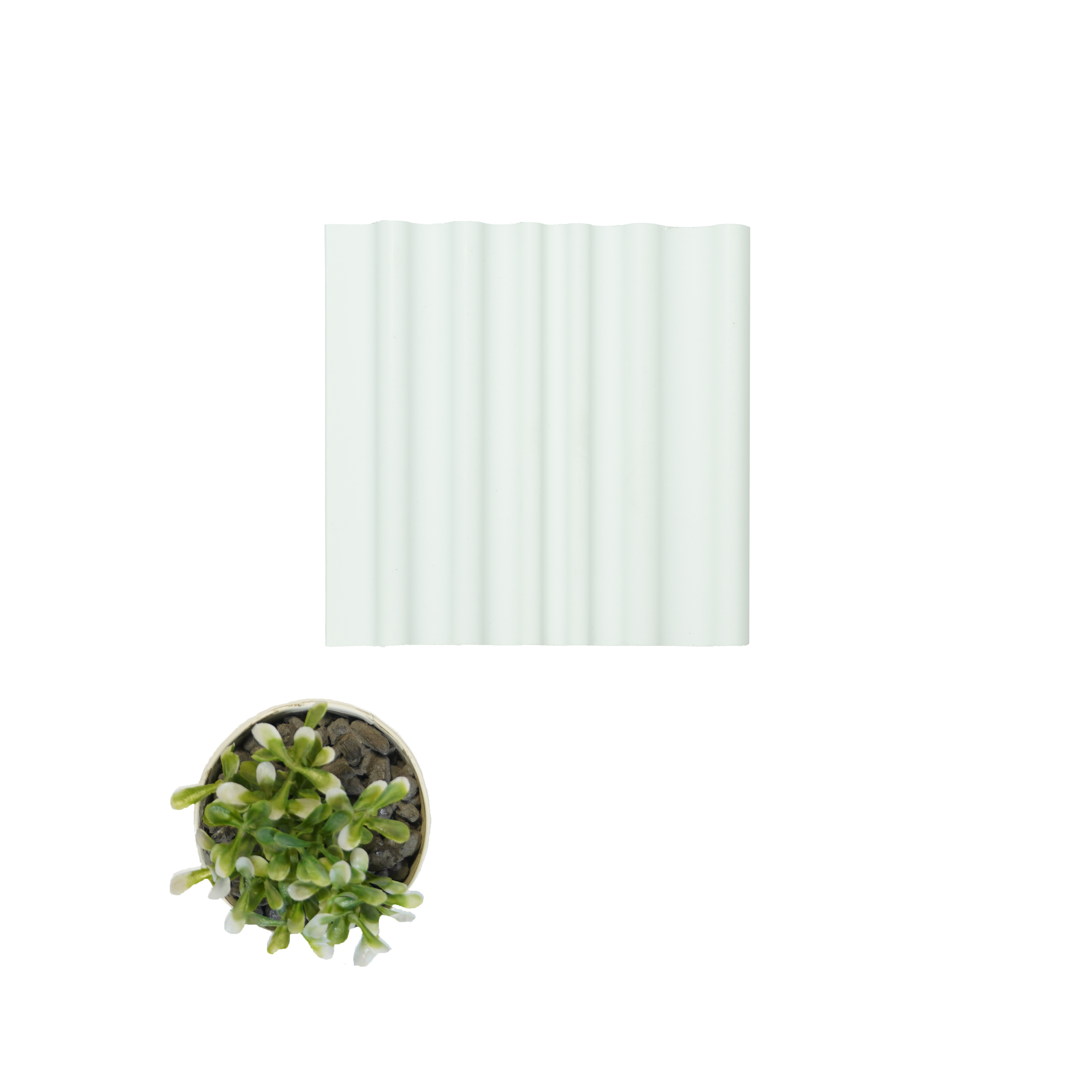 Grey Plain Colour Louver PN 00520 9.5 ft x 4.8 inch Charcoal Panel - 12 mm | Suitable for Feature Wall, TV Unit & Living Room | Width is Subjected to 5% Variation