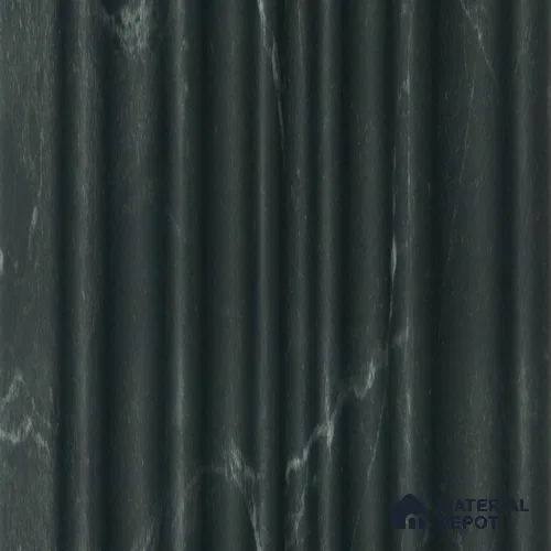 Black Marble Louver PN 00525 9.5 ft x 4.8 inch Charcoal Panel - 12 mm | Suitable for Feature Wall, TV Unit & Living Room | Width is Subjected to 5% Variation