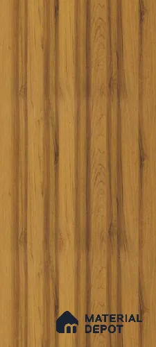Brown Wooden Louver PN 00900 8 ft x 4.6 inch Charcoal Panel - 12 mm | Suitable for Feature Wall, TV Unit & Living Room | Width is Subjected to 5% Variation