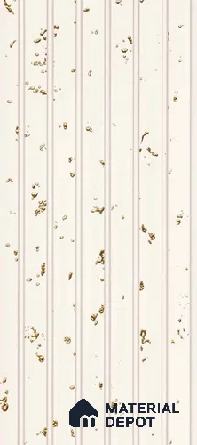 White Wooden Louver PN 00911 8 ft x 4.4 inch Charcoal Panel - 8 mm | Suitable for Feature Wall, TV Unit & Living Room | Width is Subjected to 5% Variation