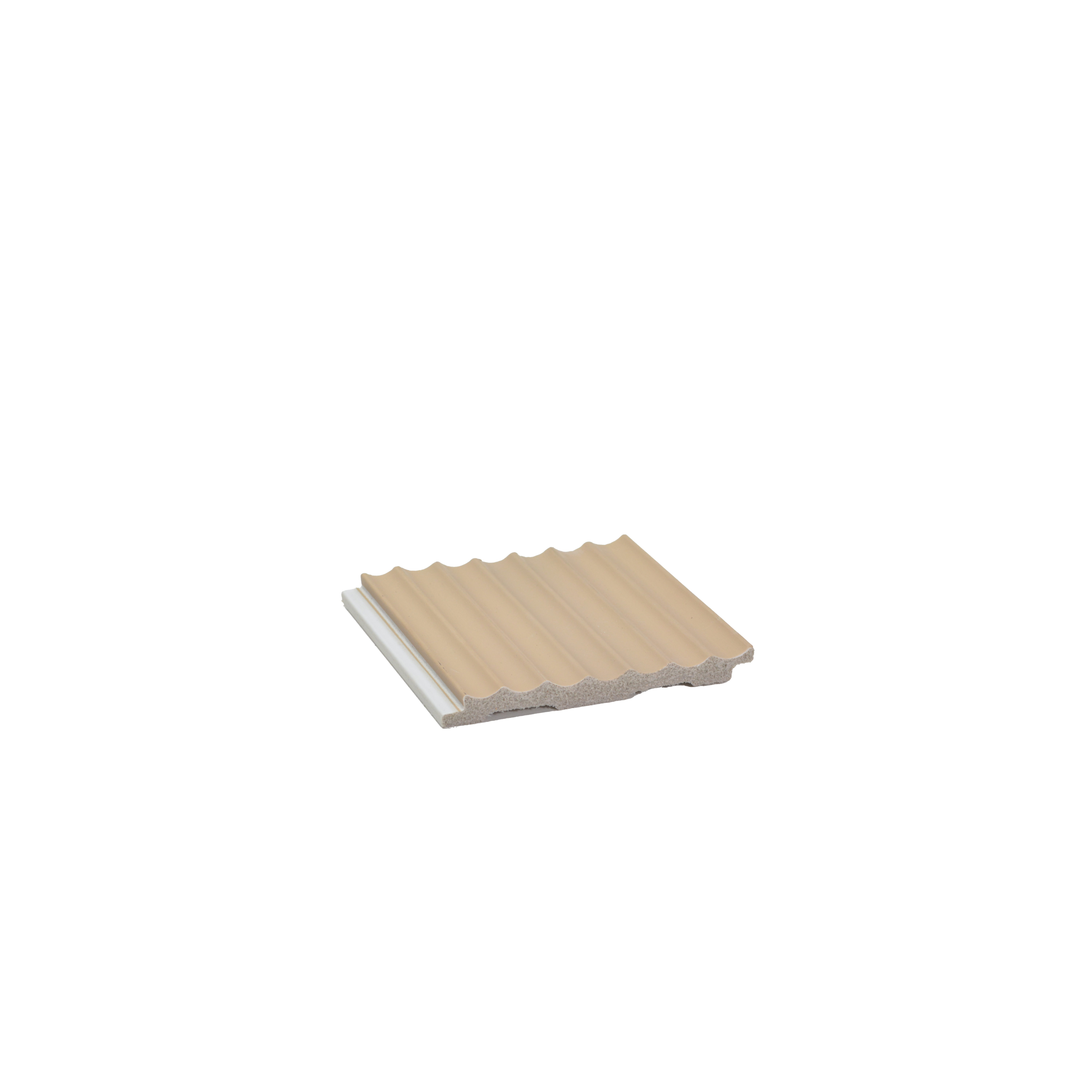 Brown Plain Colour Louver PN 00628 8 ft x 4 inch Charcoal Panel - 11 mm | Suitable for Feature Wall, TV Unit & Living Room | Width is Subjected to 5% Variation