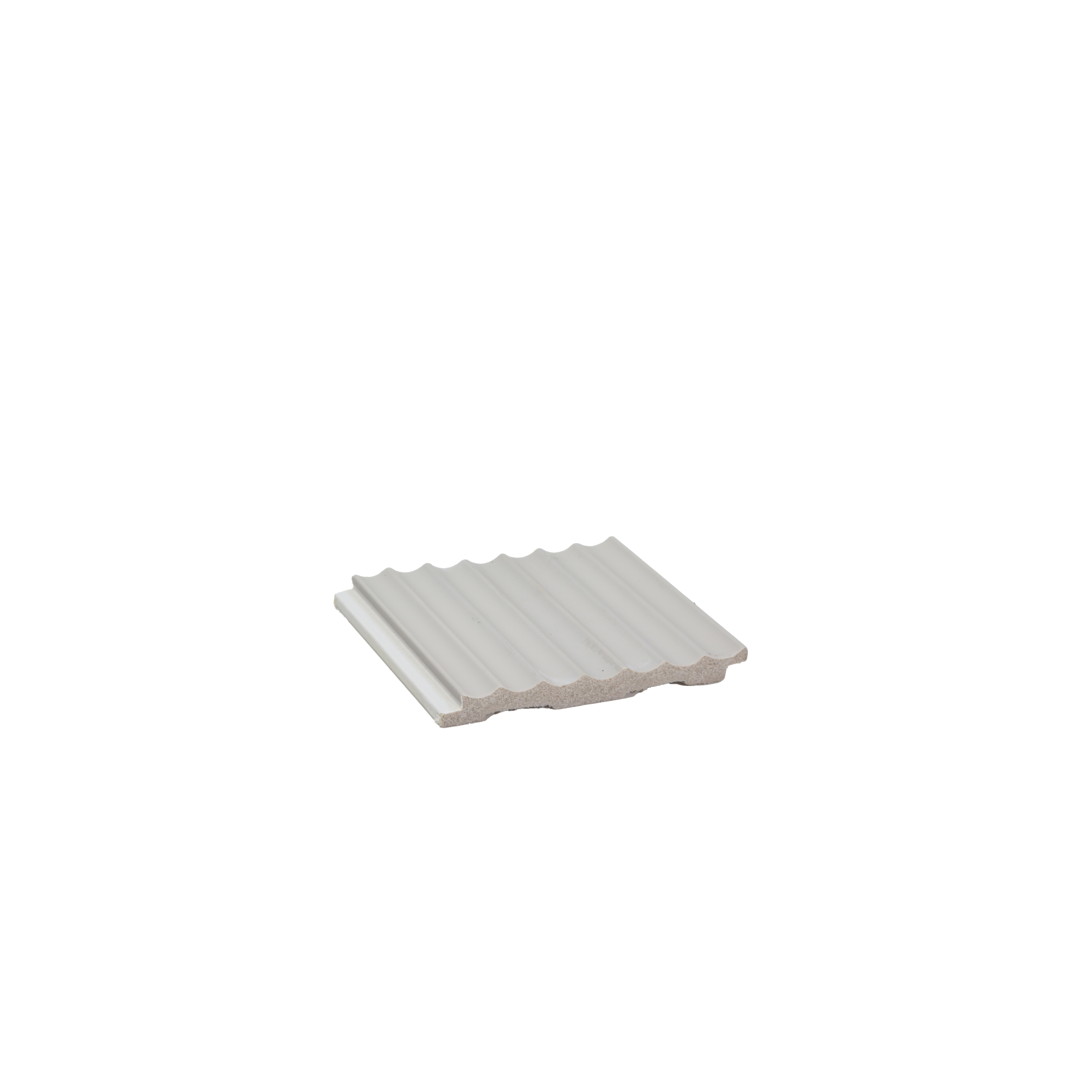 Beige Plain Colour Louver PN 00630 8 ft x 4 inch Charcoal Panel - 11 mm | Suitable for Feature Wall, TV Unit & Living Room | Width is Subjected to 5% Variation