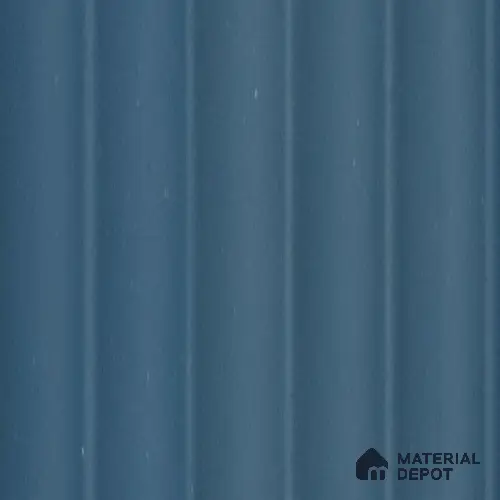 Blue Plain Colour Louver PN 00632 8 ft x 4 inch Charcoal Panel - 11 mm | Suitable for Feature Wall, TV Unit & Living Room | Width is Subjected to 5% Variation