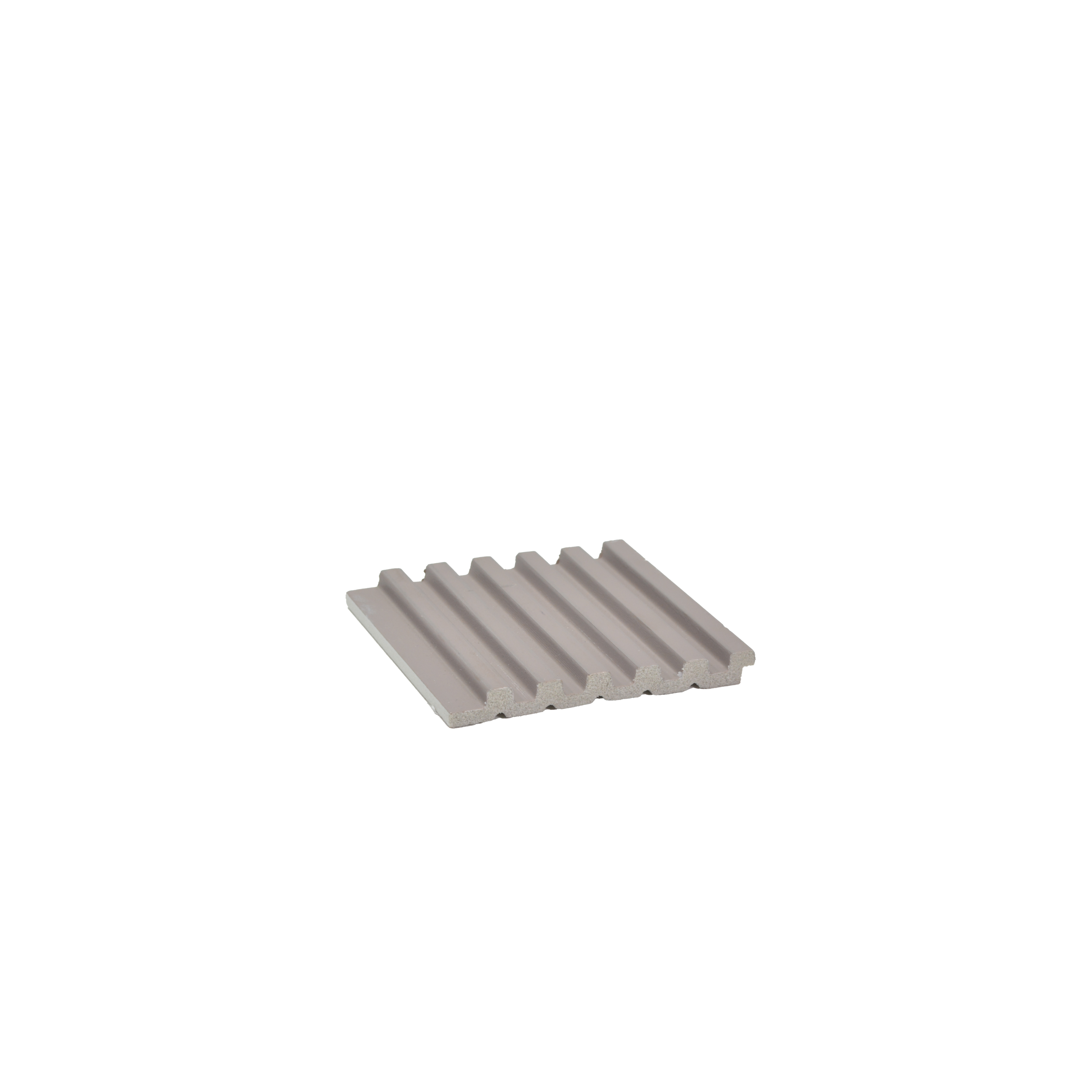 Brown Plain Colour Louver PN 00636 8 ft x 4 inch Charcoal Panel - 11 mm | Suitable for Feature Wall, TV Unit & Living Room | Width is Subjected to 5% Variation