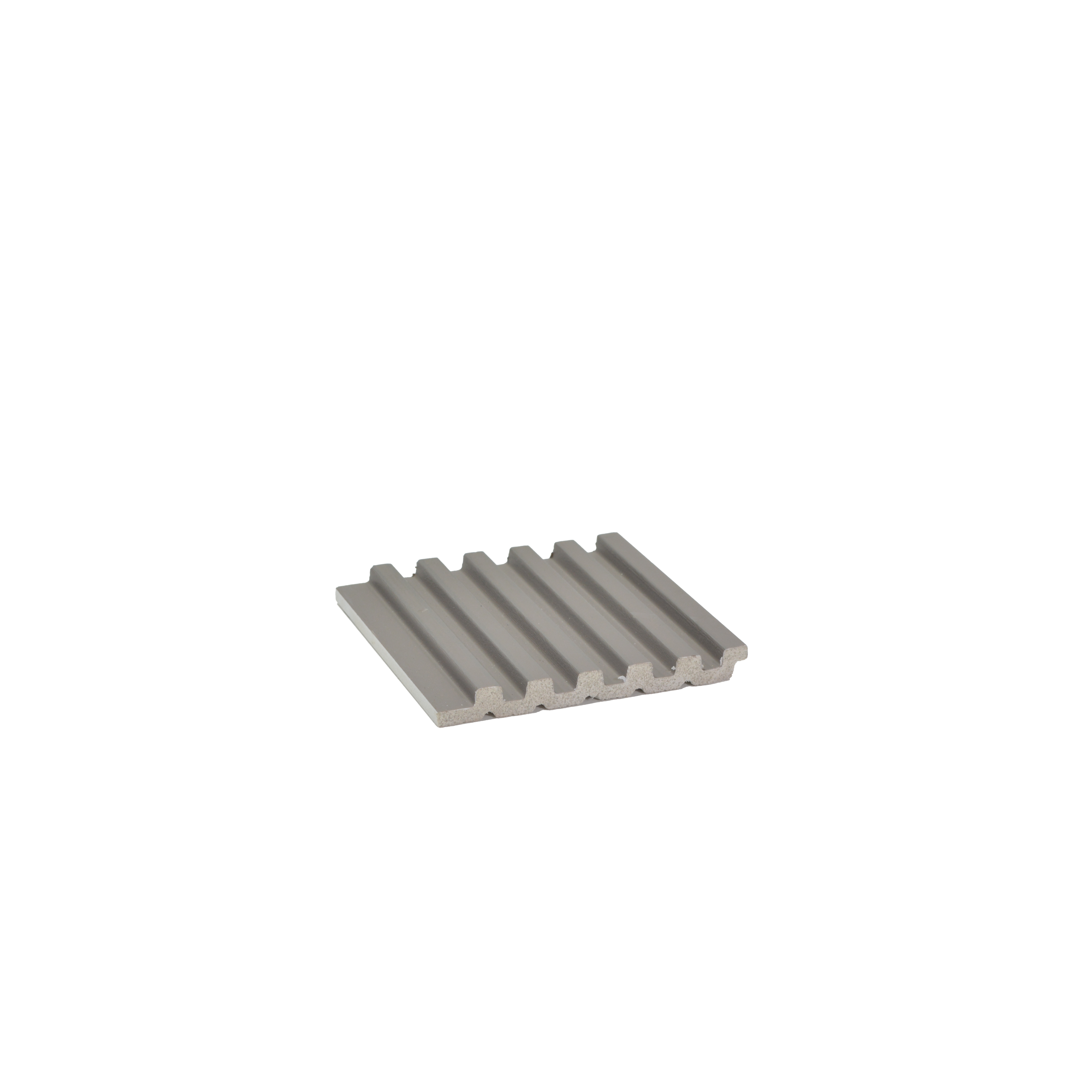 Beige Plain Colour Louver PN 00638 8 ft x 4 inch Charcoal Panel - 11 mm | Suitable for Feature Wall, TV Unit & Living Room | Width is Subjected to 5% Variation