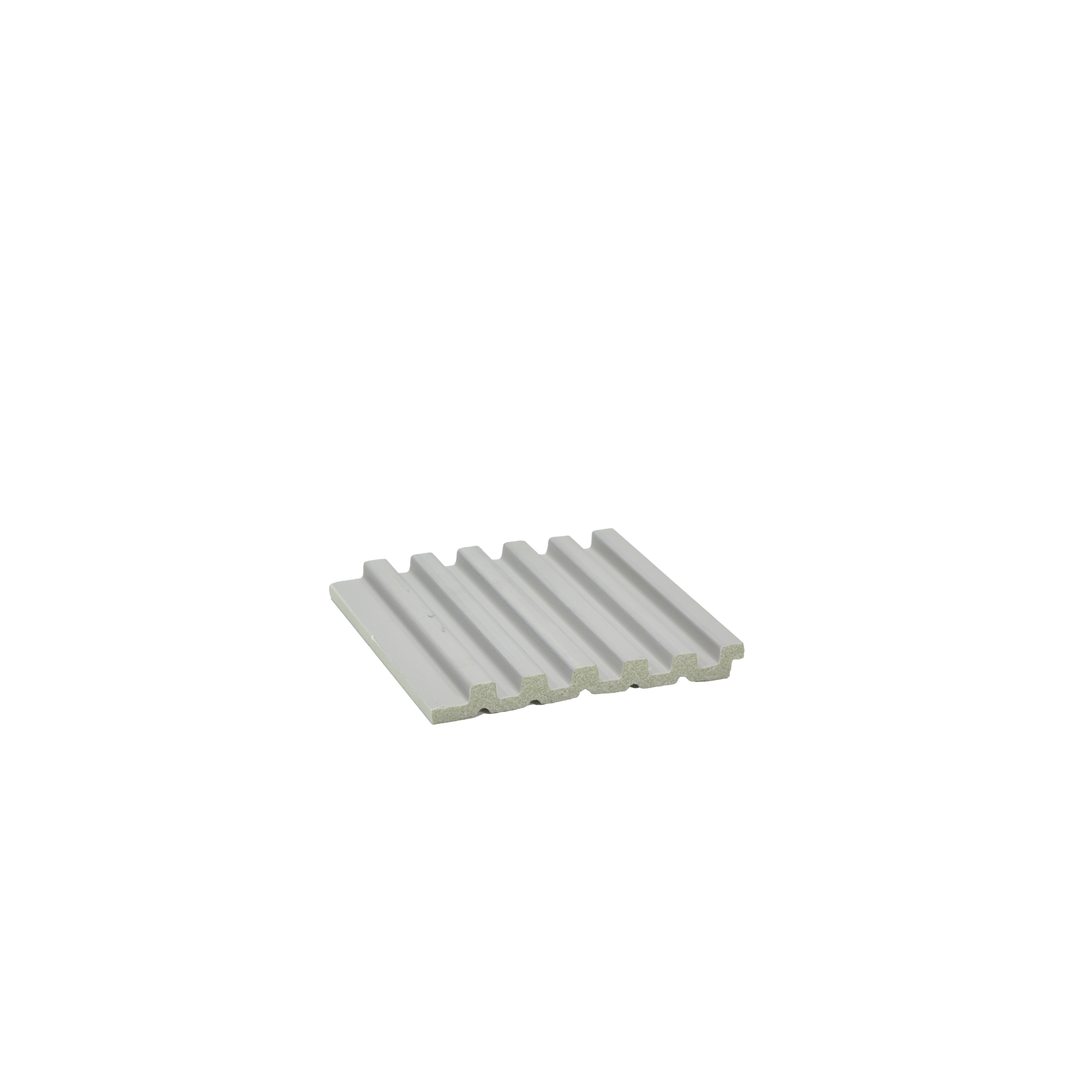 Grey Plain Colour Louver PN 00633 8 ft x 4 inch Charcoal Panel - 11 mm | Suitable for Feature Wall, TV Unit & Living Room | Width is Subjected to 5% Variation