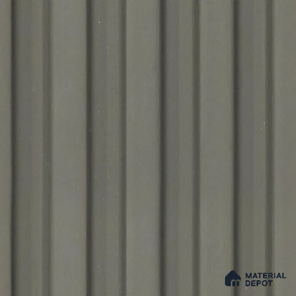 Brown Plain Colour Louver PN 00641 8 ft x 4 inch Charcoal Panel - 11 mm | Suitable for Feature Wall, TV Unit & Living Room | Width is Subjected to 5% Variation