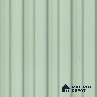 Green Plain Colour Louver PN 00634 8 ft x 4 inch Charcoal Panel - 11 mm | Suitable for Feature Wall, TV Unit & Living Room | Width is Subjected to 5% Variation