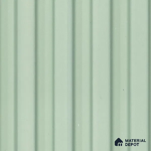 Green Plain Colour Louver PN 00634 8 ft x 4 inch Charcoal Panel - 11 mm | Suitable for Feature Wall, TV Unit & Living Room | Width is Subjected to 5% Variation
