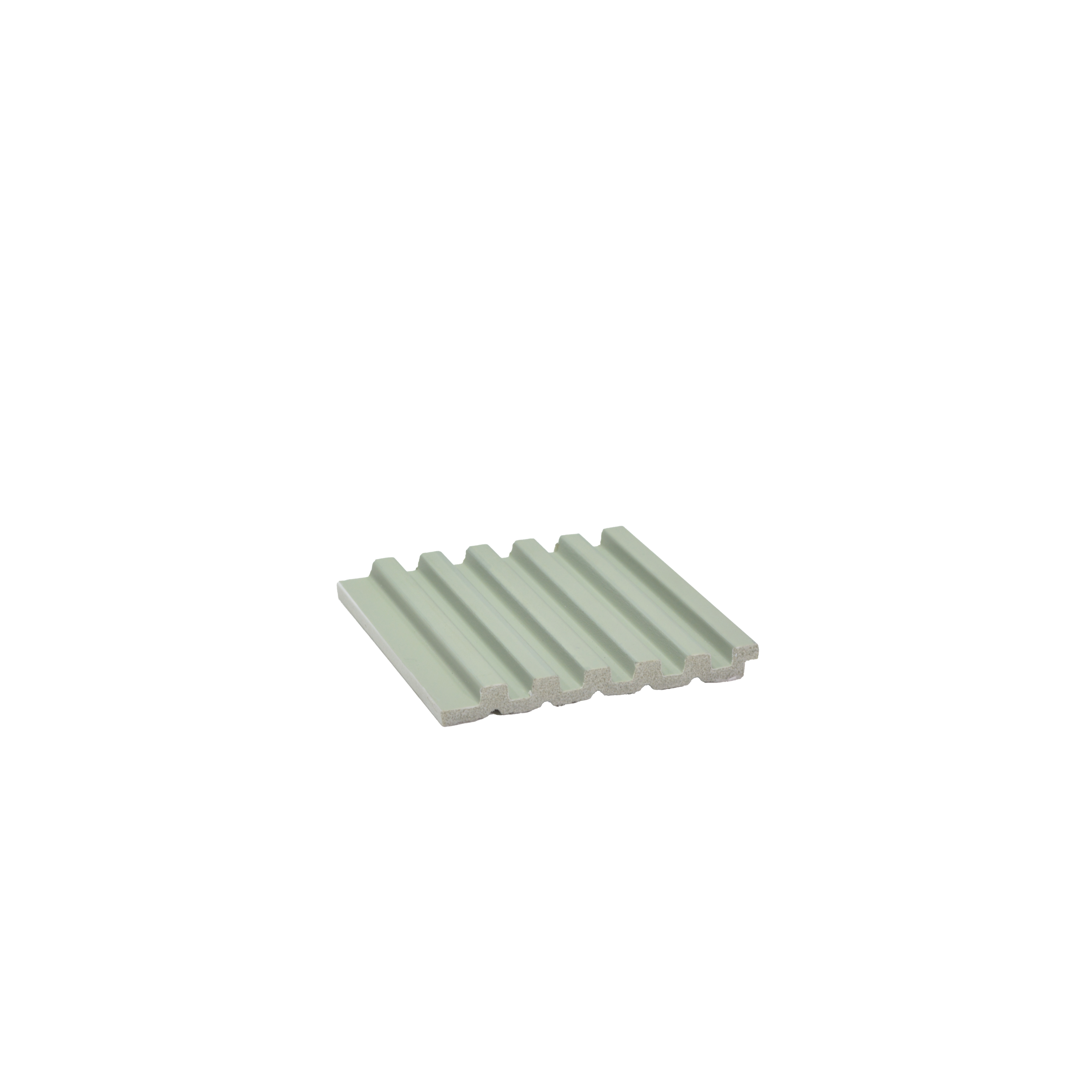 Green Plain Colour Louver PN 00634 8 ft x 4 inch Charcoal Panel - 11 mm | Suitable for Feature Wall, TV Unit & Living Room | Width is Subjected to 5% Variation