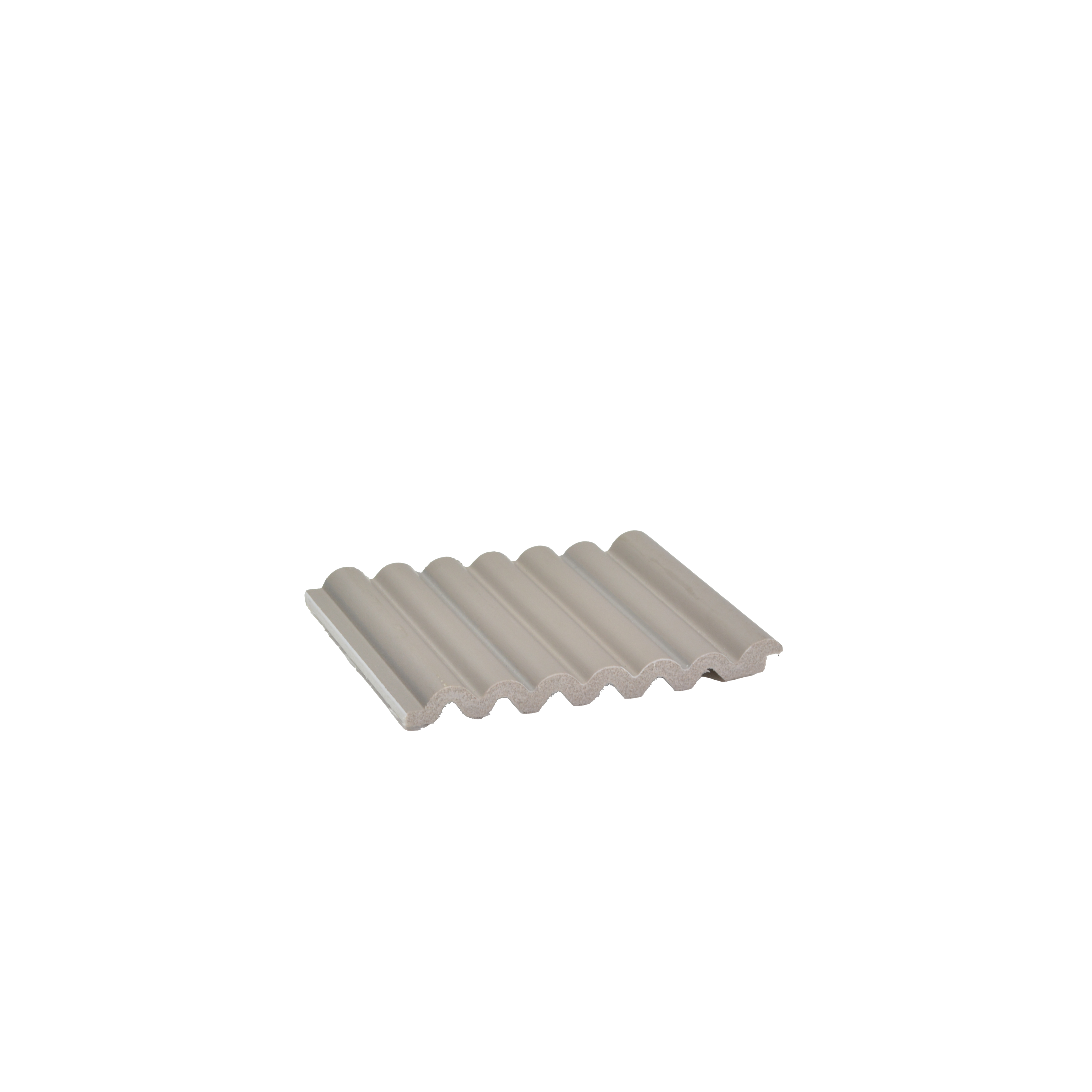 Ivory Plain Colour Louver PN 00618 8 ft x 4.9 inch Charcoal Panel - 11 mm | Suitable for Feature Wall, TV Unit & Living Room | Width is Subjected to 5% Variation