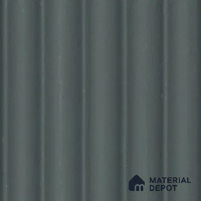 Grey Plain Colour Louver PN 00622 8 ft x 4.9 inch Charcoal Panel - 11 mm | Suitable for Feature Wall, TV Unit & Living Room | Width is Subjected to 5% Variation