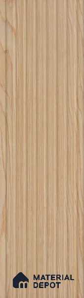 Brown Wooden Louver PN 05709 9 ft x 5 inch Solid Wood Panel - 12 mm | Suitable for Feature Wall, TV Unit & Living Room | Width is Subjected to 5% Variation