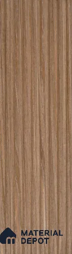 Brown Wooden Louver PN 05716 9 ft x 5 inch Solid Wood Panel - 12 mm | Suitable for Feature Wall, TV Unit & Living Room | Width is Subjected to 5% Variation