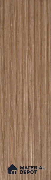 Brown Wooden Louver PN 05716 9 ft x 5 inch Solid Wood Panel - 12 mm | Suitable for Feature Wall, TV Unit & Living Room | Width is Subjected to 5% Variation