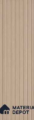 Beige Wooden Louver PN 05717 9 ft x 5 inch Solid Wood Panel - 12 mm | Suitable for Feature Wall, TV Unit & Living Room | Width is Subjected to 5% Variation