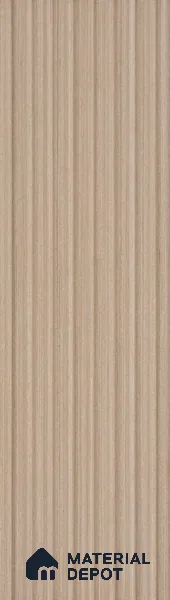 Beige Wooden Louver PN 05717 9 ft x 5 inch Solid Wood Panel - 12 mm | Suitable for Feature Wall, TV Unit & Living Room | Width is Subjected to 5% Variation