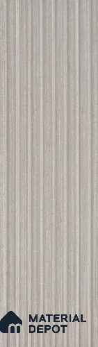Grey Wooden Louver PN 05718 9 ft x 5 inch Solid Wood Panel - 12 mm | Suitable for Feature Wall, TV Unit & Living Room | Width is Subjected to 5% Variation