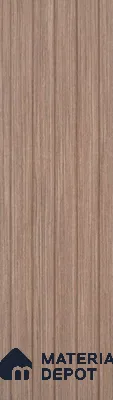 Brown Wooden Louver PN 05720 9 ft x 5 inch Solid Wood Panel - 12 mm | Suitable for Feature Wall, TV Unit & Living Room | Width is Subjected to 5% Variation