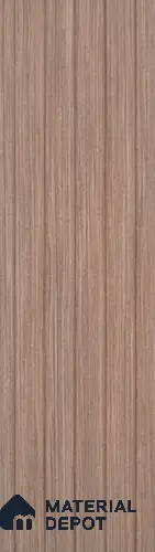 Brown Wooden Louver PN 05720 9 ft x 5 inch Solid Wood Panel - 12 mm | Suitable for Feature Wall, TV Unit & Living Room | Width is Subjected to 5% Variation