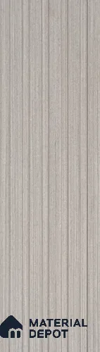 Grey Wooden Louver PN 05723 9 ft x 5 inch Solid Wood Panel - 12 mm | Suitable for Feature Wall, TV Unit & Living Room | Width is Subjected to 5% Variation