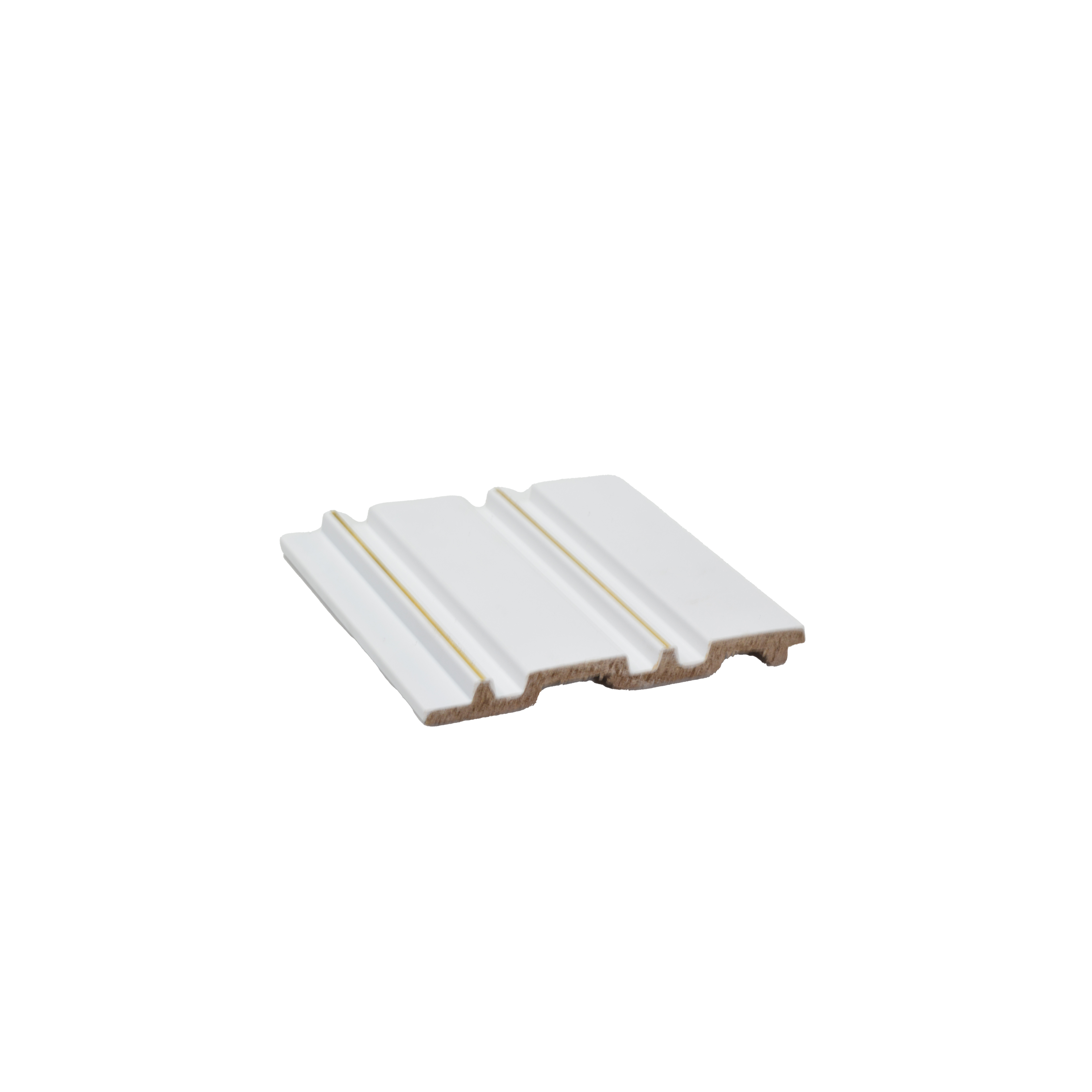 White Plain Colour Louver PN 00677 9.5 ft x 4.8 inch Charcoal Panel - 11 mm | Suitable for Feature Wall, TV Unit & Living Room | Width is Subjected to 5% Variation