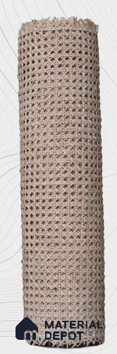 Cream Cane Look LM 03337 Texture Finish Decorative Laminate Roll 25 ft x 2 ft - 1 mm | Suitable for TV Unit, Wardrobe, Kitchen Cabinets