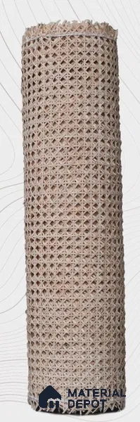 Cream Cane Look LM 03337 Texture Finish Decorative Laminate Roll 25 ft x 2 ft - 1 mm | Suitable for TV Unit, Wardrobe, Kitchen Cabinets