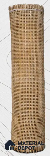 LM 12909 Rattanex Series Square Natural Mix 25 x 2 ft Cane Webbing - 1 mm| Image 1