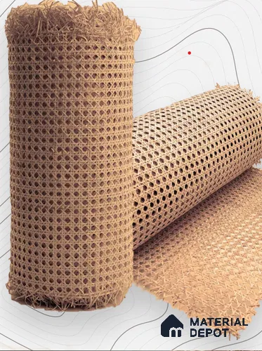 LM 23376 Rattanex Series Diamond Natural Brown 25 x 2 ft Cane Webbing - 1 mm| Image 2
