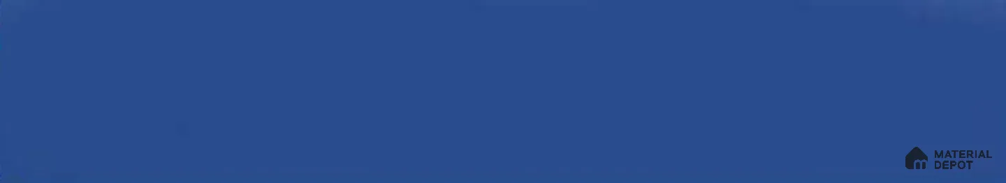 1009 Electric Blue Solid Series 22x0.8 mm Matte UV Finish PVC Edgeband - 1 Metre