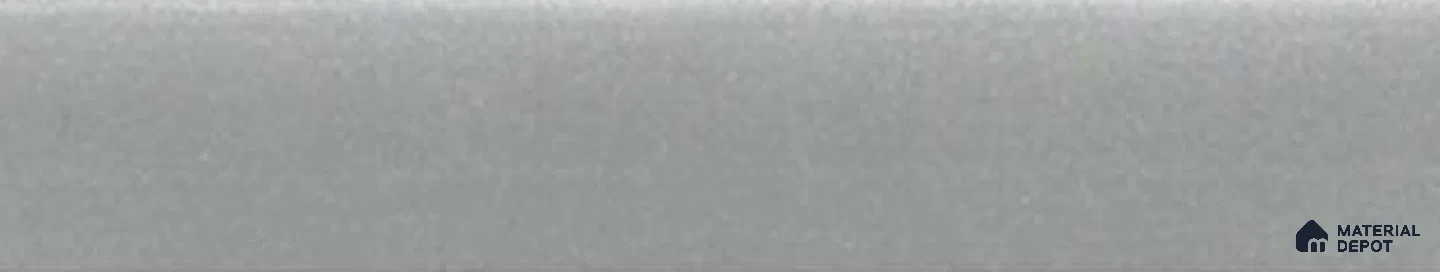 5001 Silver Metallic Metallic Series 23x1.3 mm matte PVC Edgeband - 1 Metre