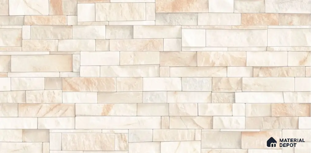 TL 01669 Cream 2 ft x 1 ft Matte Finish Ceramic Elevation Wall Tile - 9 mm