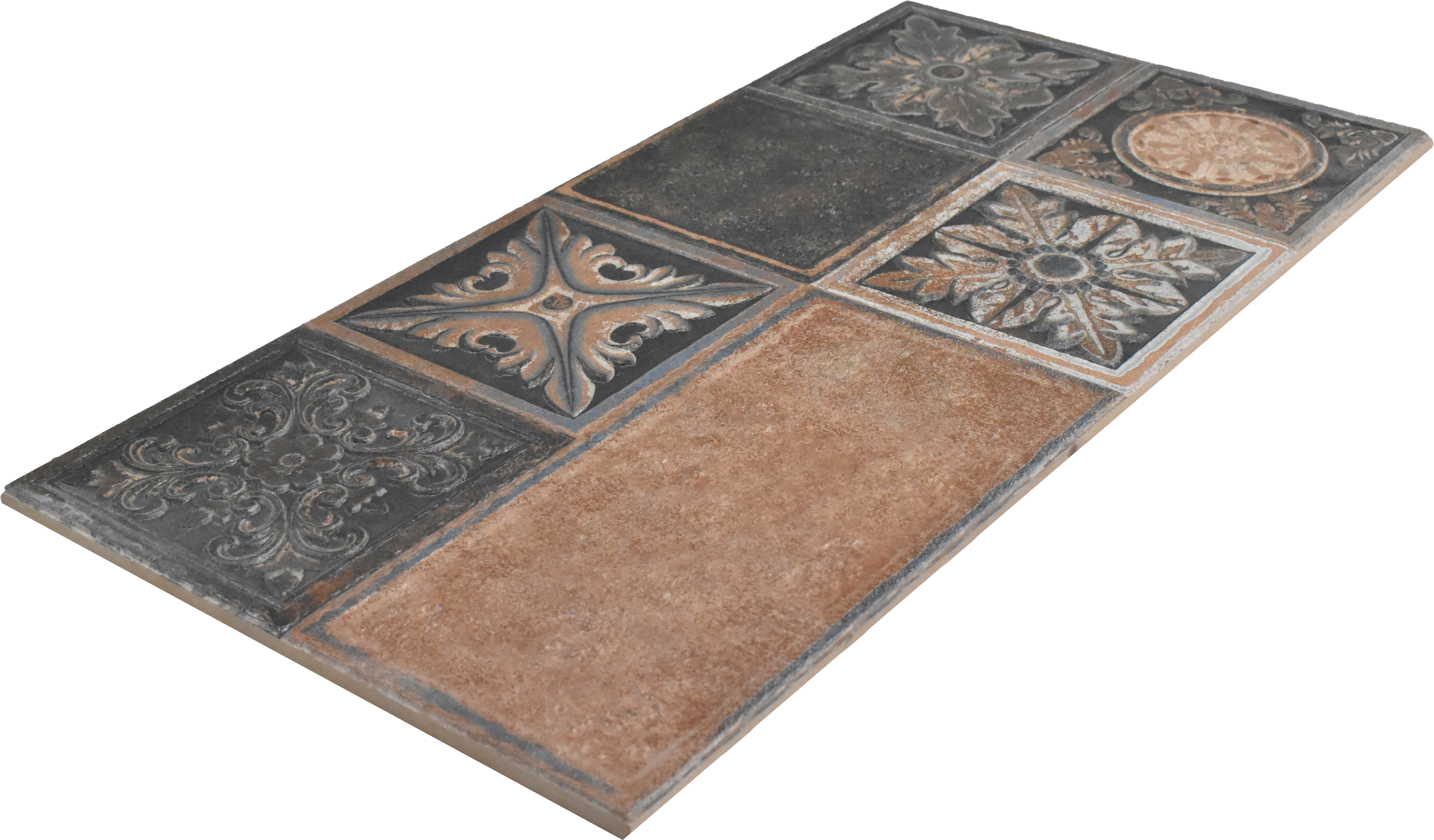 Stone Elevation Wall Tile TL 01757 Earth Brown 2 ft x 1 ft Matte Finish Ceramic Tile - 10 mm | Suitable For Modern Facades, Outdoor Cladding & Feature Wall