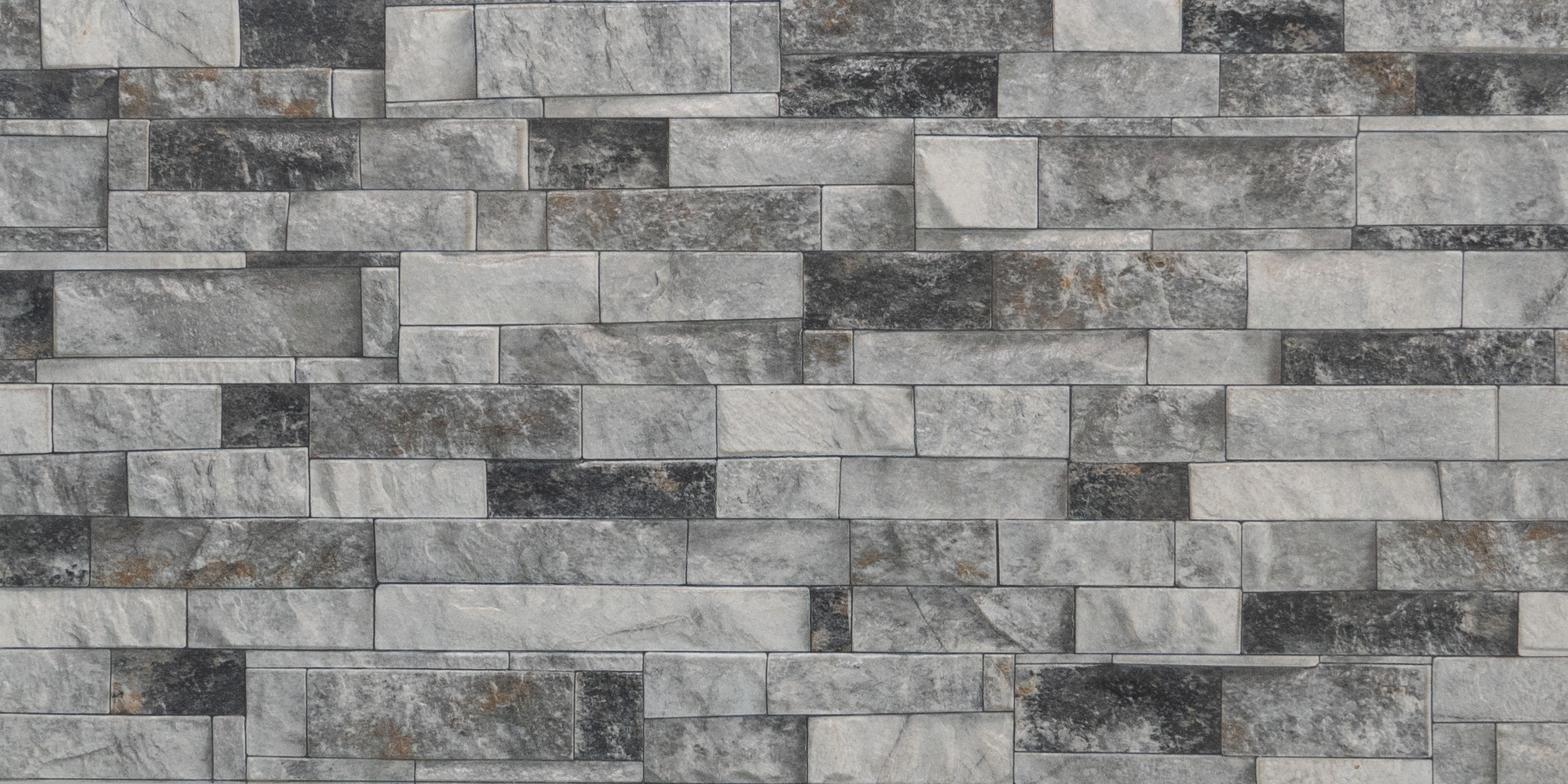 TL 01728 Grey 2 ft x 1 ft Matte Finish Ceramic Elevation Wall Tile - 10 mm