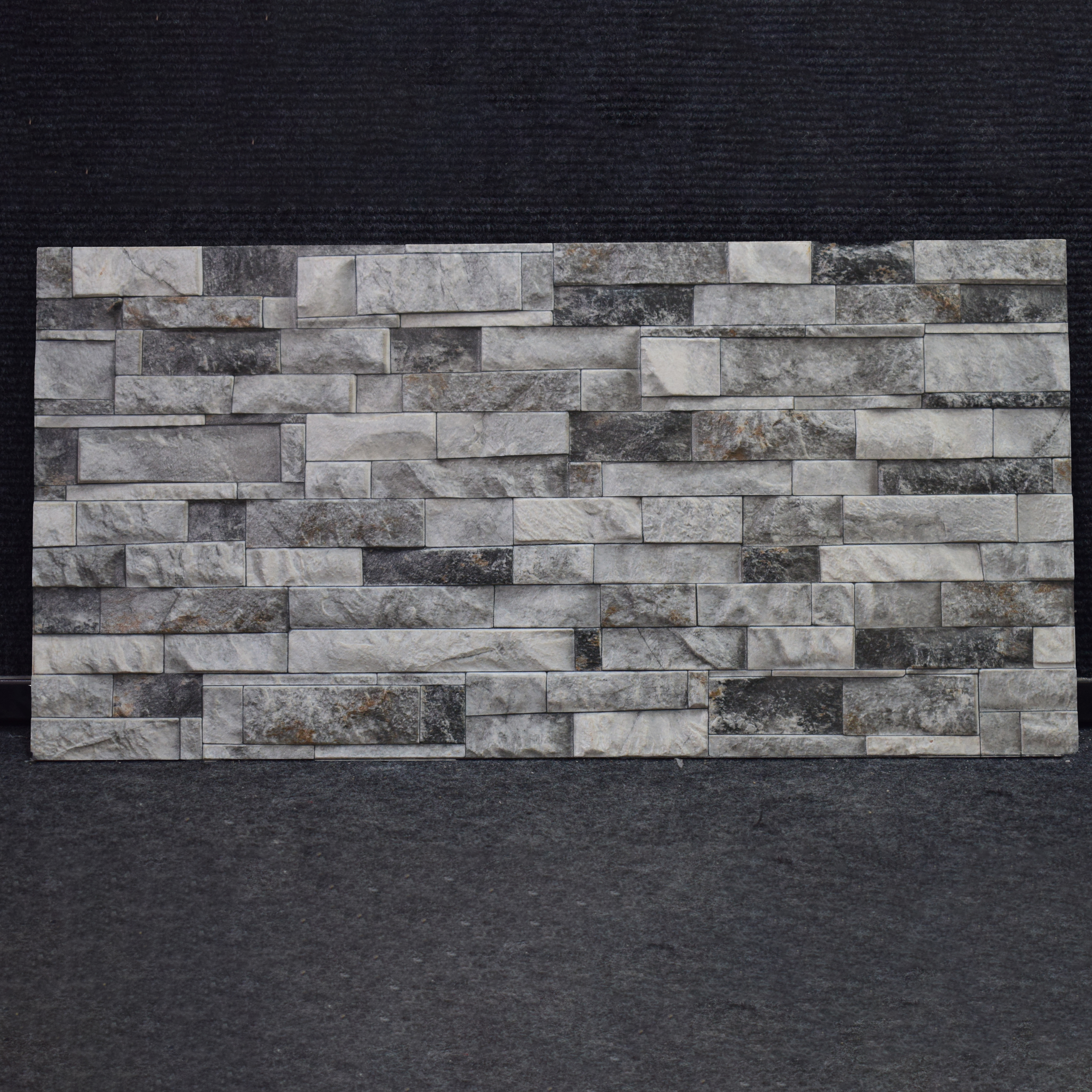 TL 01728 Grey 2 ft x 1 ft Matte Finish Ceramic Elevation Wall Tile - 10 mm