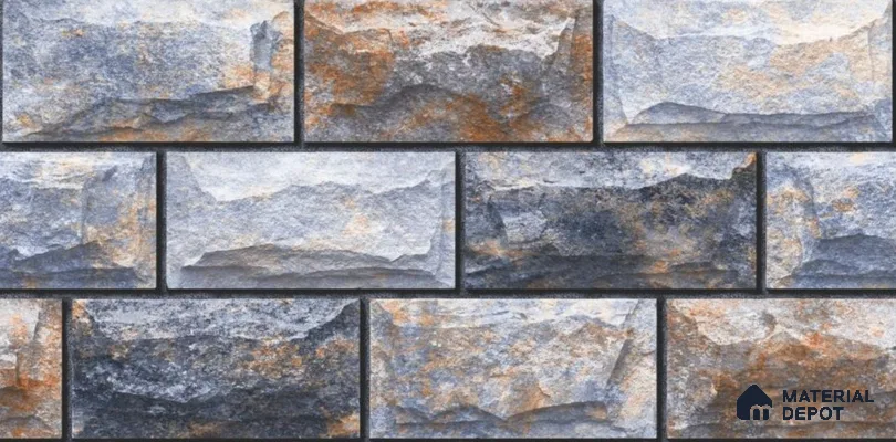 TL 01689 Blue 2 ft x 1 ft Matte Finish Ceramic Elevation Wall Tile - 9 mm