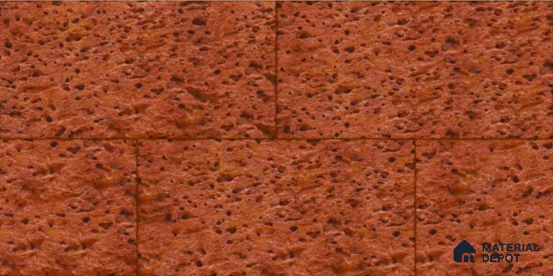 Stone Wall Tile TL 01691 Earth Brown 2 ft x 1 ft Matte Finish Ceramic Elevation Tile - 9 mm