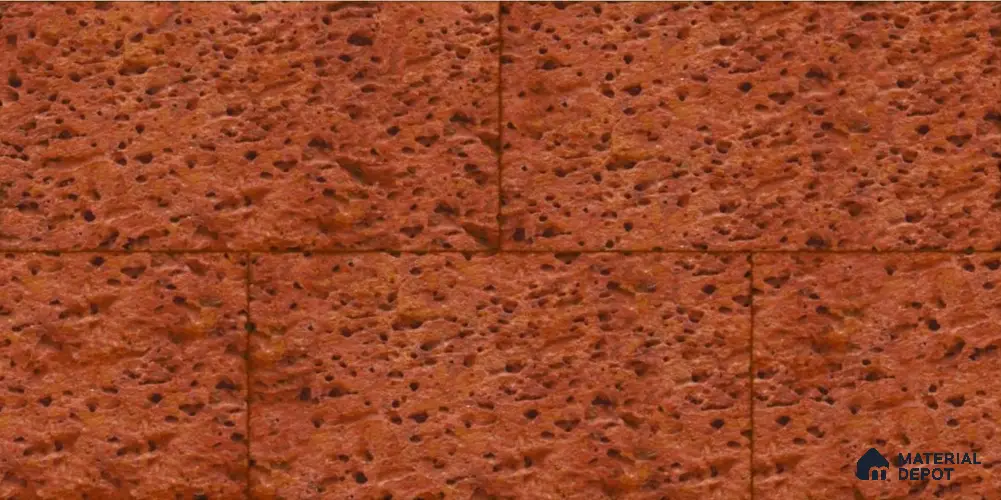 Stone Wall Tile TL 01691 Earth Brown 2 ft x 1 ft Matte Finish Ceramic Elevation Tile - 9 mm